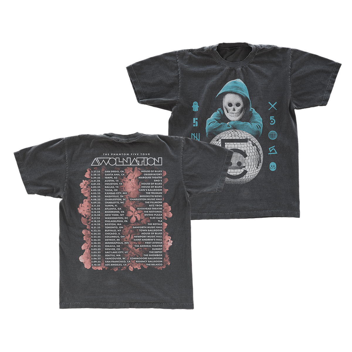 Phantom 5 Mask 2025 Tour Tee